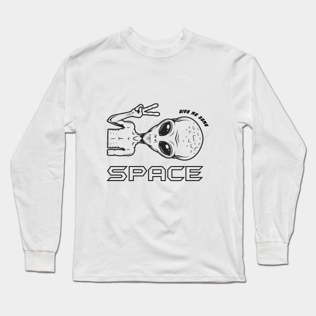 Give me some space Long Sleeve T-Shirt by The Introvert Space